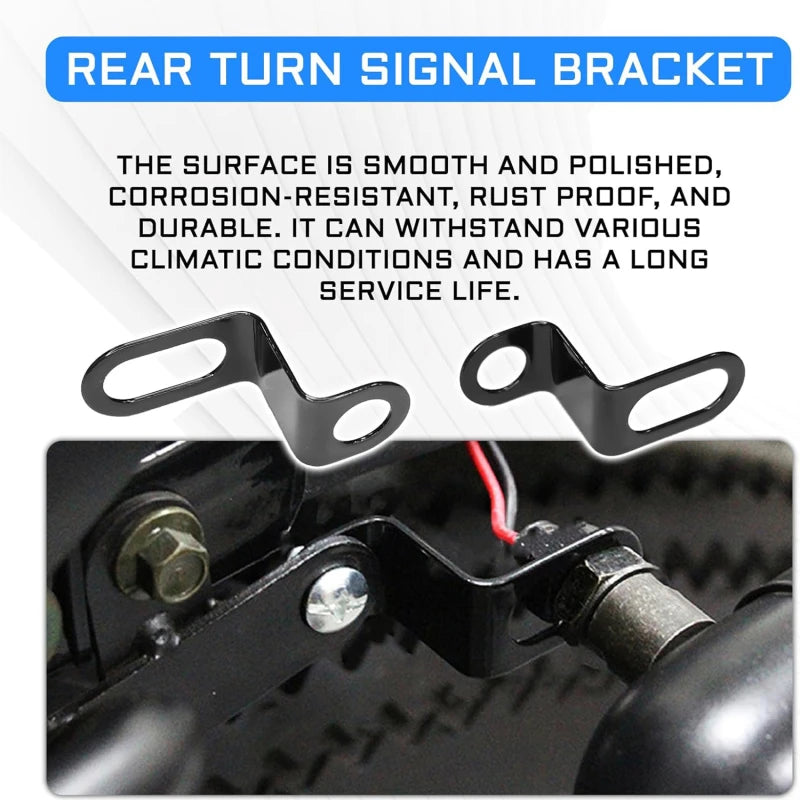 Motorcycle Lamp Brackets – Turn Signal & Headlight Mount for Fork Indicator Lights