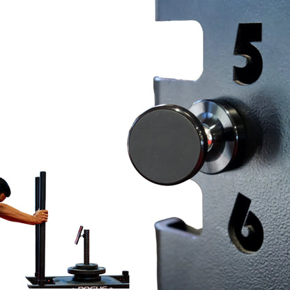 Dual Magnetic Gym Phone Holder - 360° Rotation, Double-Sided Strong Magnet for Workout Videos, Fits Any Smartphone