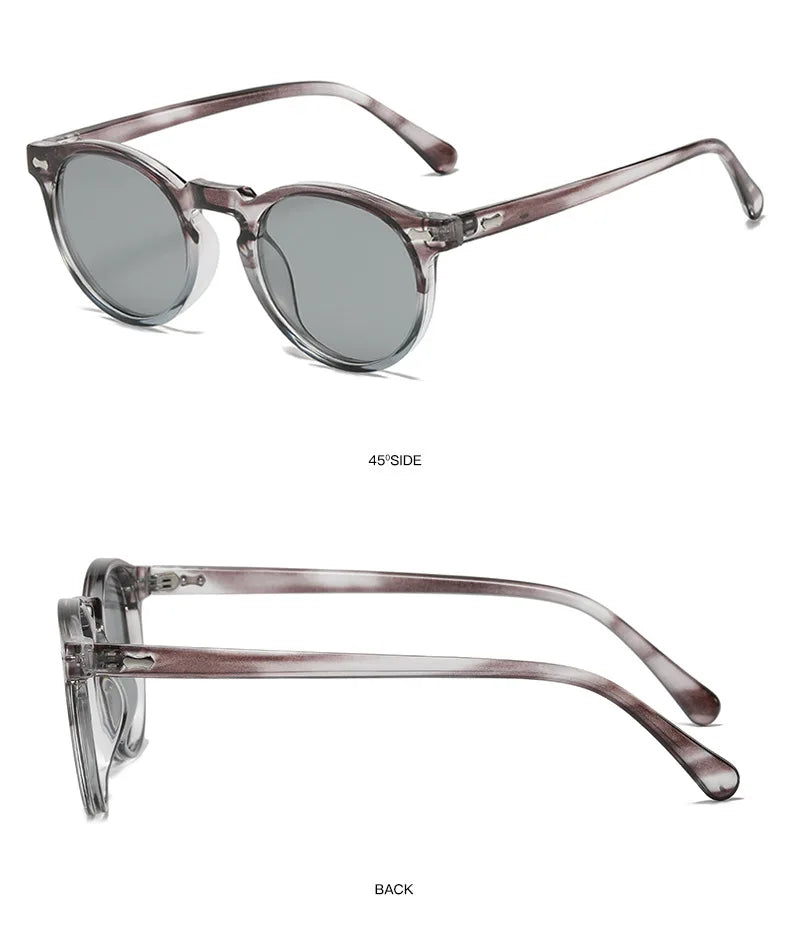 Retro Polarized Sunglasses — Small Round Vintage Shades for Men & Women