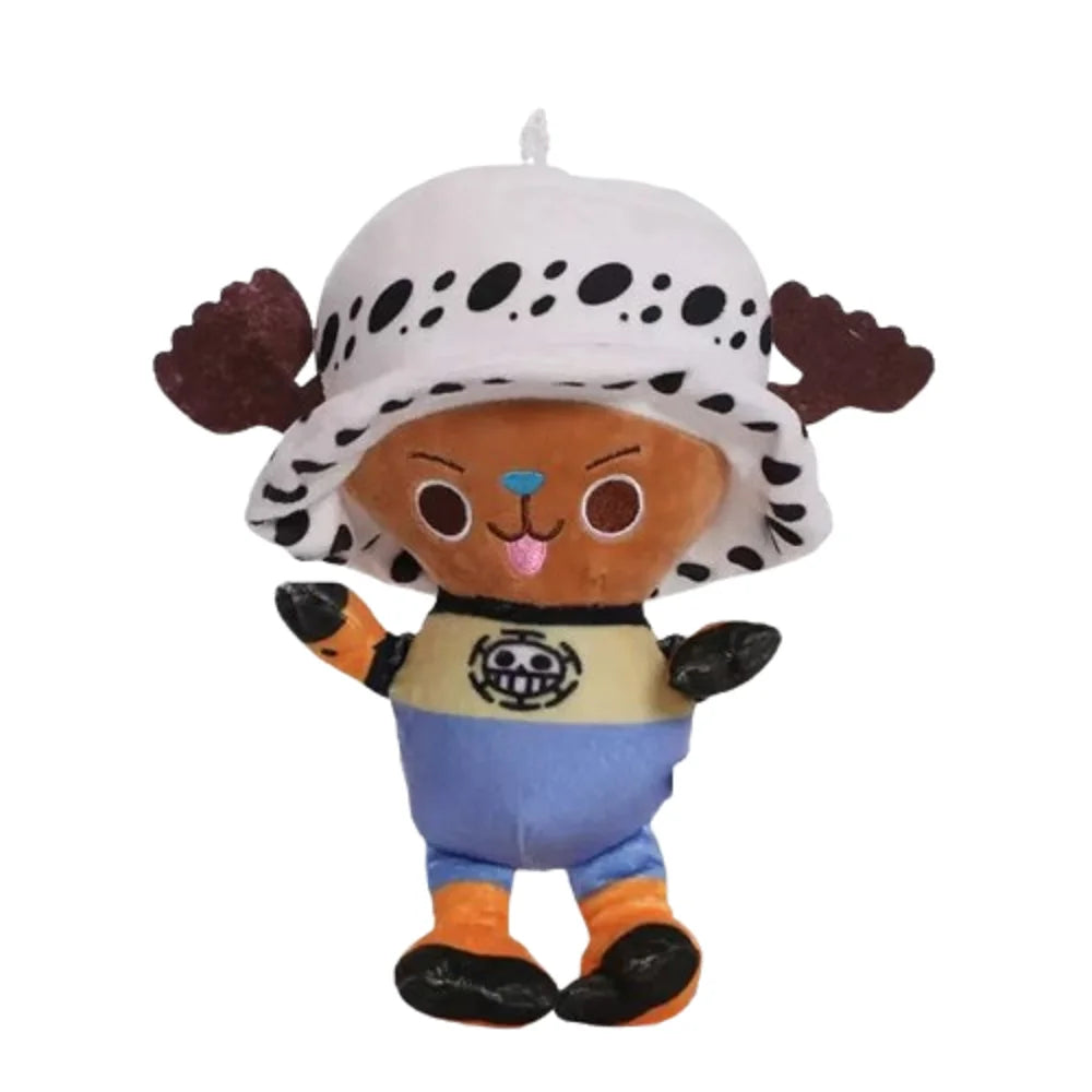 One Piece Anime Plush Toys - Luffy, Zoro and Chopper Stuffed Dolls, Cute Pendant Accessories and Holiday Gifts