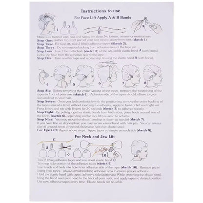 40-Piece Invisible Face Lift Stickers – Thin V-Shape Lifting Tapes for Double Chin, Wrinkle Coverage and Makeup Styling