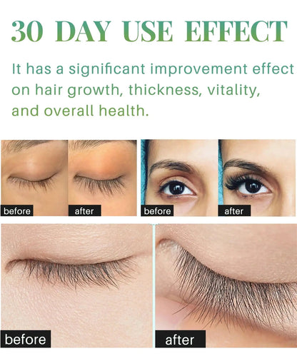 Fast Eyelash Growth Serum – 7-Day Natural Enhancer for Longer, Fuller, Thicker, Curled Lashes, Eye Care & Makeup