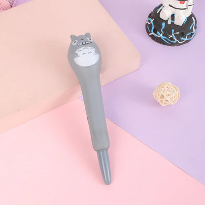 Kawaii Squishy Gel Pens – Cute Animal and Fruit-Shaped Stress Relief Pens for School and Office Supplies