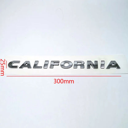 2020 California XXL Rear Lettering & 2019 California Ocean Trunk Emblem — Car Badge Replacement
