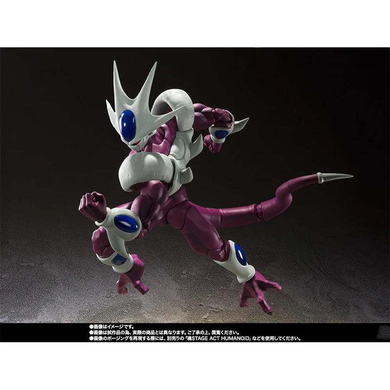 Bandai SHF Dragon Ball Cooler Final Form Action Figure – 40th Frieza Brother Anime Collectible Toy, Finished Model Gift for Kids