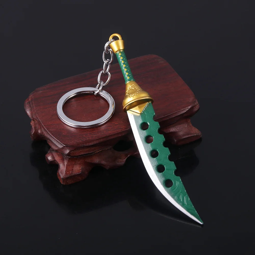 Seven Deadly Sins Escanor Rhitta Axe Keychain - Divine Axe Bottle Opener Keyring Anime Gift Accessory