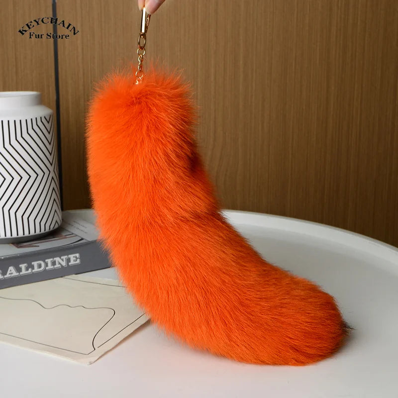 Cute Fluffy Bunny Fur Keychain – Plush Pom Pom Bag Charm and Car Key Ring with Hair Bow
