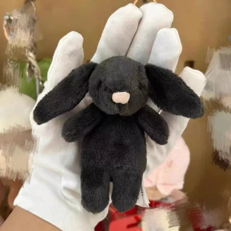 10cm Cute Bunny Plush Keychain – Lovely Rabbit Backpack Charm, Soft Toy Bag Accessory Gift for Girls & Women