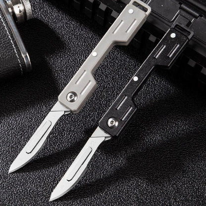 Mini Folding Scalpel Knife – Precision EDC Pocket Knife for Medical, Outdoor, and Unpacking Tasks