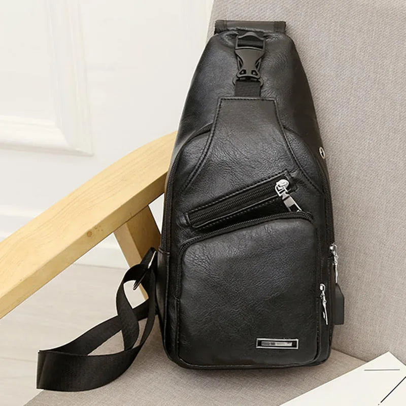 Waterproof Summer Crossbody Chest Bag for Couples – Unisex Small & Breathable Backpack