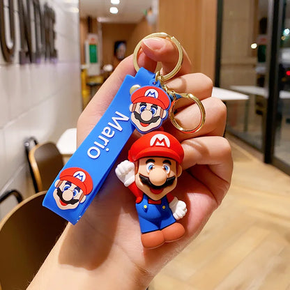 Super Mario Figurine Keychain - Cute Character Backpack Pendant, Doll Charm & Collectible Gift