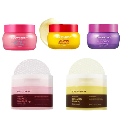EQQUALBERRY PDRN + Peptide Boosting Serum - Pore-Tightening Nourishing Skincare for Sensitive Skin