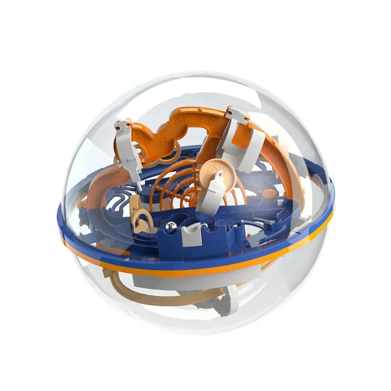 3D Puzzle Ball Maze Toy - Montessori Labyrinth Challenge Game for Kids Balance Training
