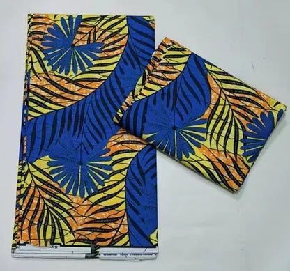 African Real Wax Print Fabric 100% Cotton - Ghana Style Ankara Pagne Nigeria Wax Tissu Soft Printed Fabric