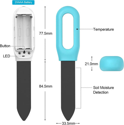 WiFi Zigbee Smart Soil Tester – Bluetooth Moisture, Humidity & Temperature Sensor with Mobile App for Real-Time Plant Monitoring