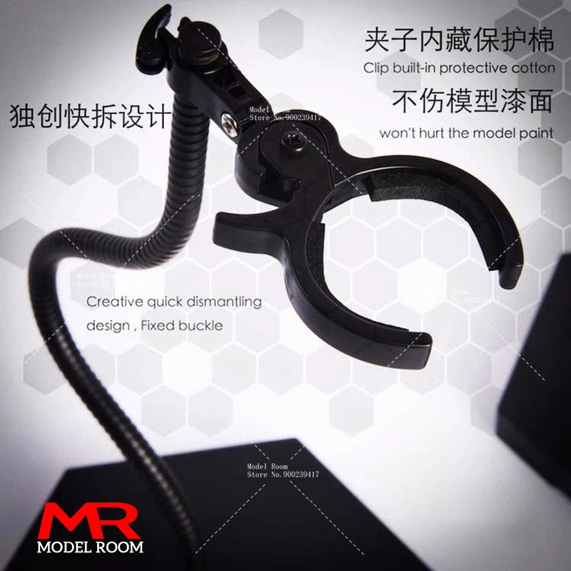 Snake Bone Bracket Display Stand – Universal Holder for 1:6, 1:9, 1:12 Soldier Action Figures, BJD, Anime Figurines & Dolls