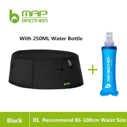 MAP BROTHER W1001 Woven Elastic Sports Waist Bag – Running, Triathlon, Marathon & Cycling Number Belt Pack