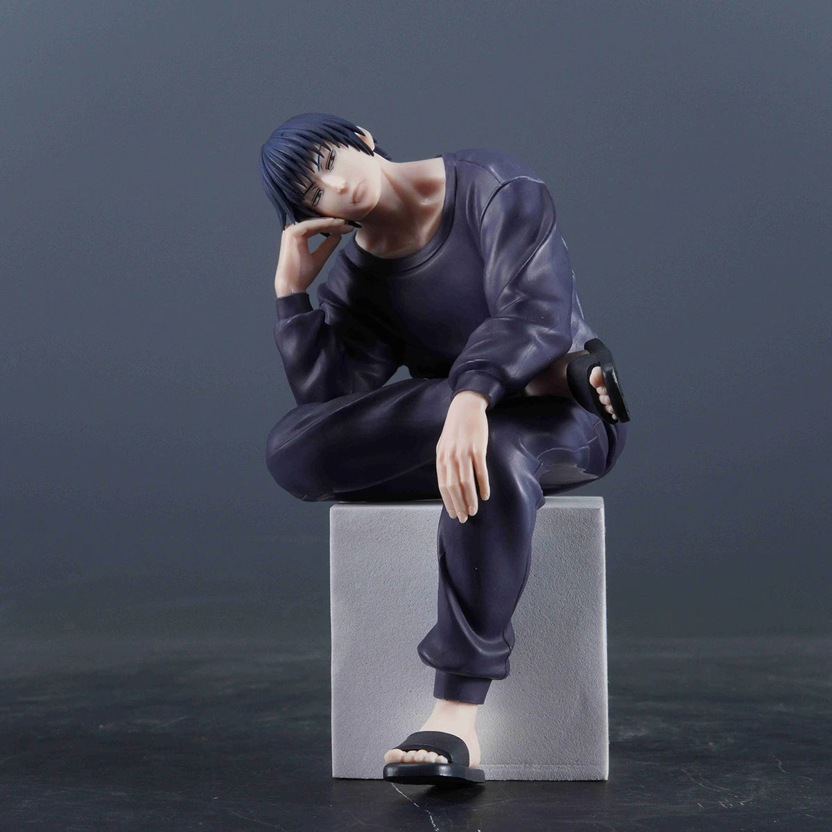 Jujutsu Kaisen Toji Fushiguro Figure - Sitting Pose Anime Collectible Decor Toy