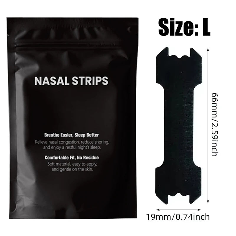 30/60/90PCS Anti-Snoring Nose Patch Set – Extra Strength Nasal Strips for Better Breathing & Sleep Aid