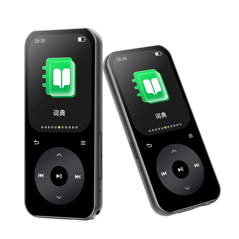 Famue 32GB Mini MP3 Player - Bluetooth HiFi Music Player with 2" IPS Display, Voice Recording for Students, Classroom & Meetings