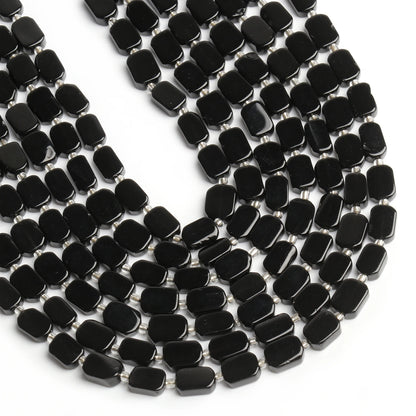 Natural Gemstone Rectangle Beads - 8x12mm Amethyst Citrine Lapis Lazuli Spacer Beads for DIY Jewelry Making & Bracelets