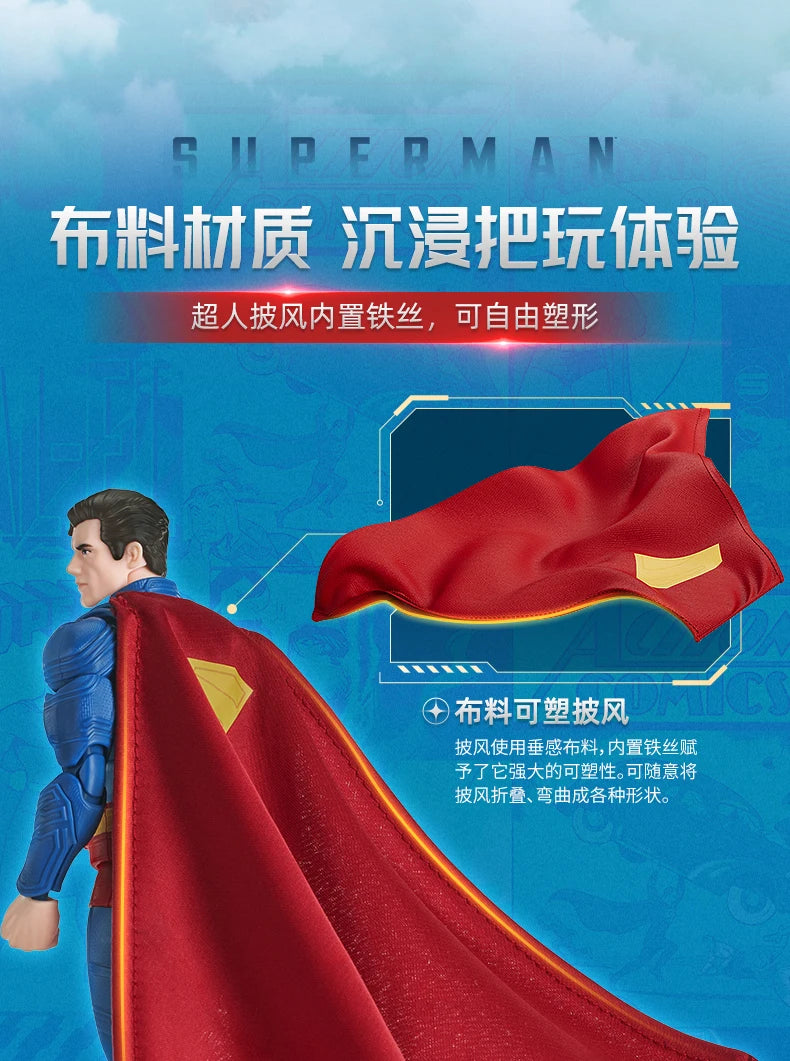 Blokees 2025 David Superman Action Figure – Classic Assemble Toy Model for Kids’ Collection & Gift