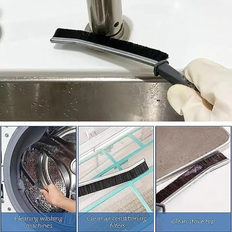 Deep Tile Joints Cleaning Brush - Hard-Bristled Grout Cleaner Scrub Brush for Crevice and Gap Cleaning