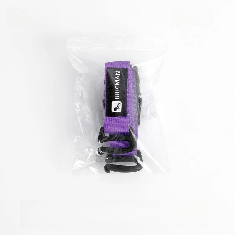 Adjustable Luggage Straps - 18.5-49.5cm Wear-Resistant Buckle Packing Straps for Travel & Hiking