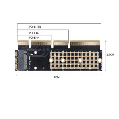 PCIe NVMe Adapter - M.2 PCI Express 3.0 X1 X4 X8 X16 Expansion Card for 2230 2242 2260 2280 M.2 SSD