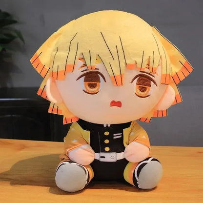20cm Demon Slayer Plush Dolls — Cute Kimetsu No Yaiba Tanjirou, Nezuko, Zenitsu & Kyoujurou Anime Toys for Kids Gifts