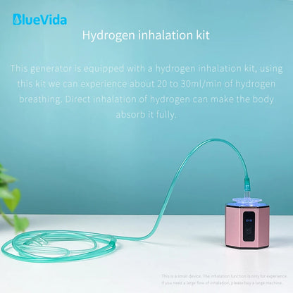 Bluevida 7th Gen Hydrogen Water Bottle – 6000 PPB SPE&PEM Generator with Inhalation Kit & Adapter