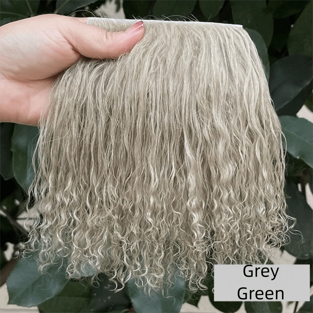 Mongolia Fur Sheepskin Curly Hair Extensions — Cute Wool Texture Wigs for SD, Blyth & BJD Dolls