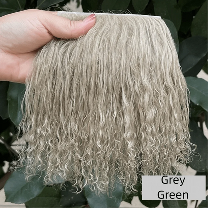 Mongolia Fur Sheepskin Curly Hair Extensions — Cute Wool Texture Wigs for SD, Blyth & BJD Dolls