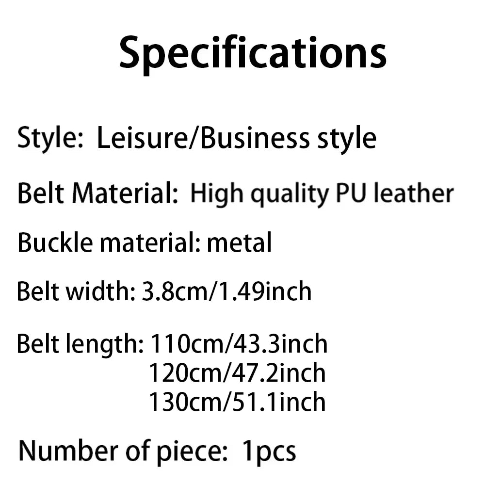Genuine Leather Men's Belt – High-Quality Buckle, Cowskin Casual & Business Waistband, Male Fashion Designer 2024 New