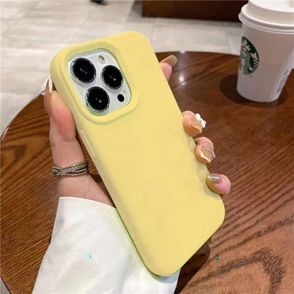 Liquid Silicone iPhone Case – Soft Shockproof Back Cover for iPhone 16/15/14/13/12/11 Pro Max