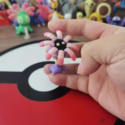 Pokemon Collectible Figures - 1:20 DIY 3D Printed Kawaii Cartoon Character Models & Kids Christmas Gift Toys