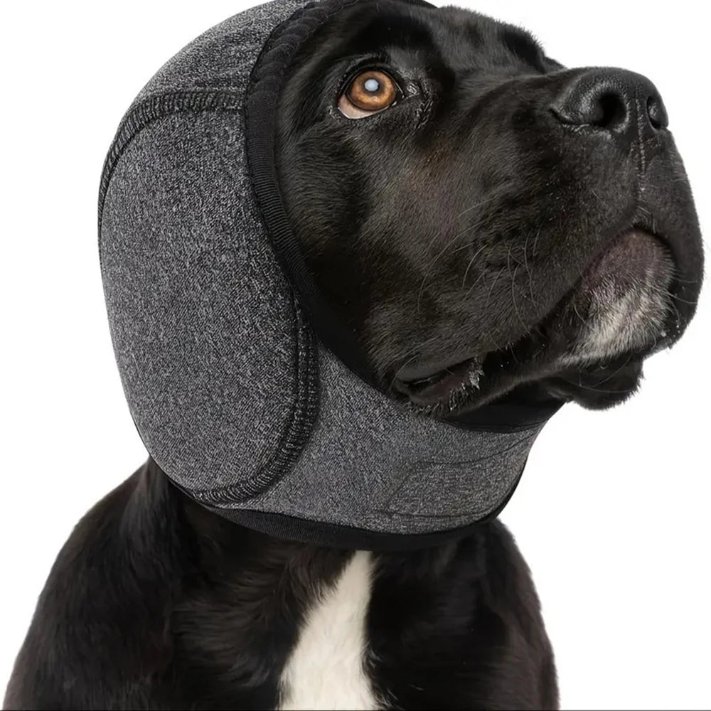 Dog Noise Reduction Ear Muffs — Waterproof Sound-Insulating Headgear for Swimming & Emotional Soothing