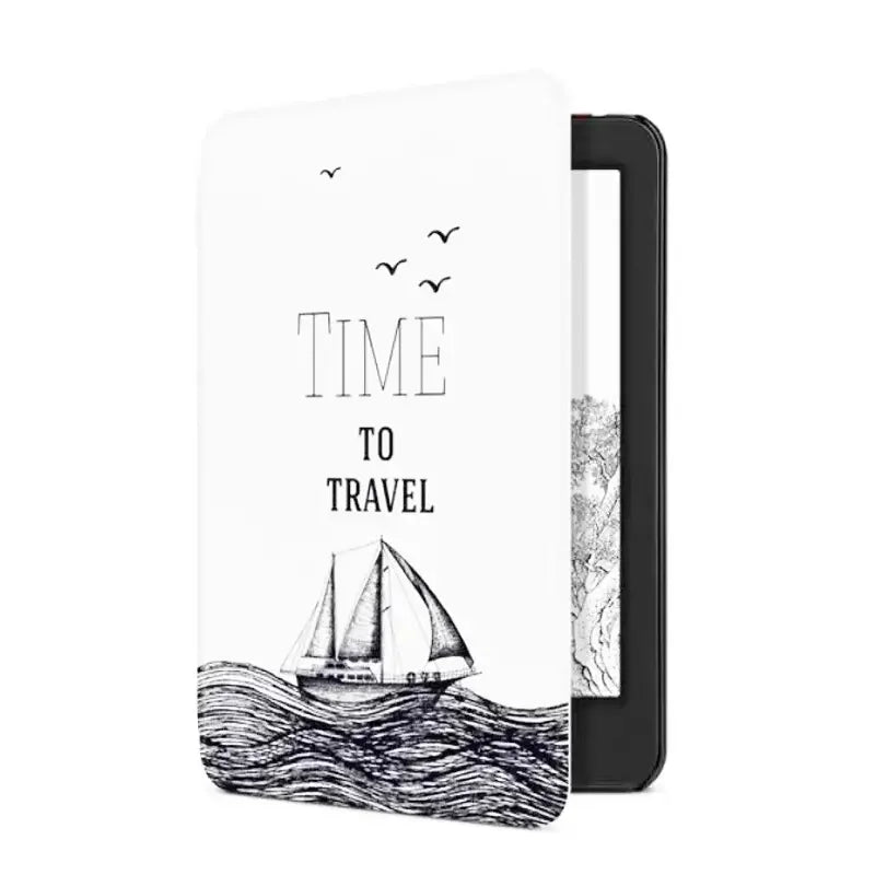 Leather Auto Sleep Case for Kindle Colorsoft Signature Edition (1st Gen, 7") & Paperwhite 12th Gen Protective Cover Funda