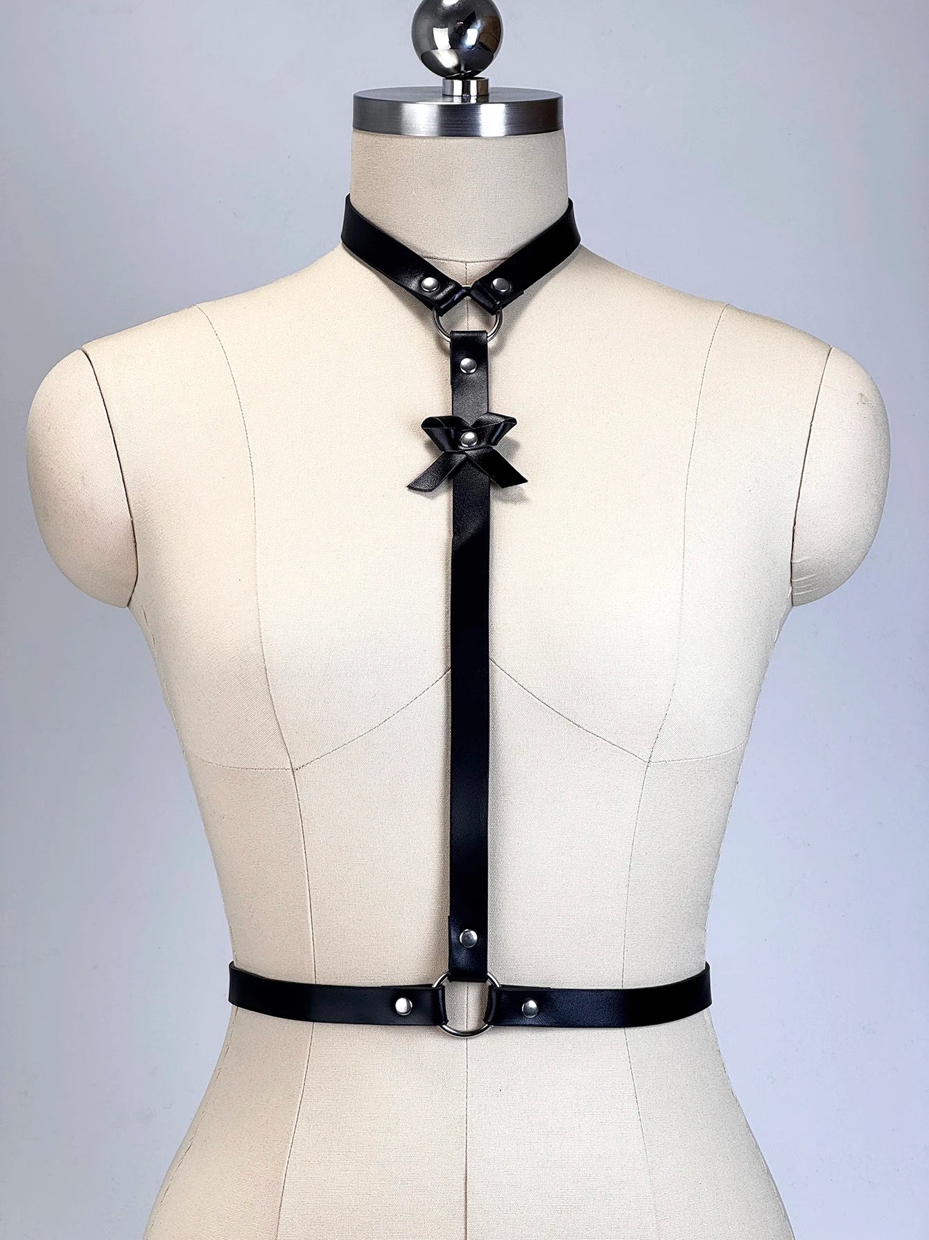 Women’s Punk Fashion Body Harness Belt, Gothic Street Style Waist Corset Suspenders Clothing Accessory