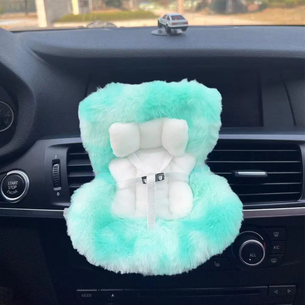17cm Doll Seat Mini Sofa – Labubu Car Air Outlet Decoration & Doll Accessory Gift