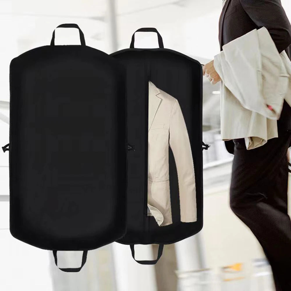 Garment Suit Bag - Travel & Storage Clothes Cover with Zipper Handle for Suits, Dresses & Coats