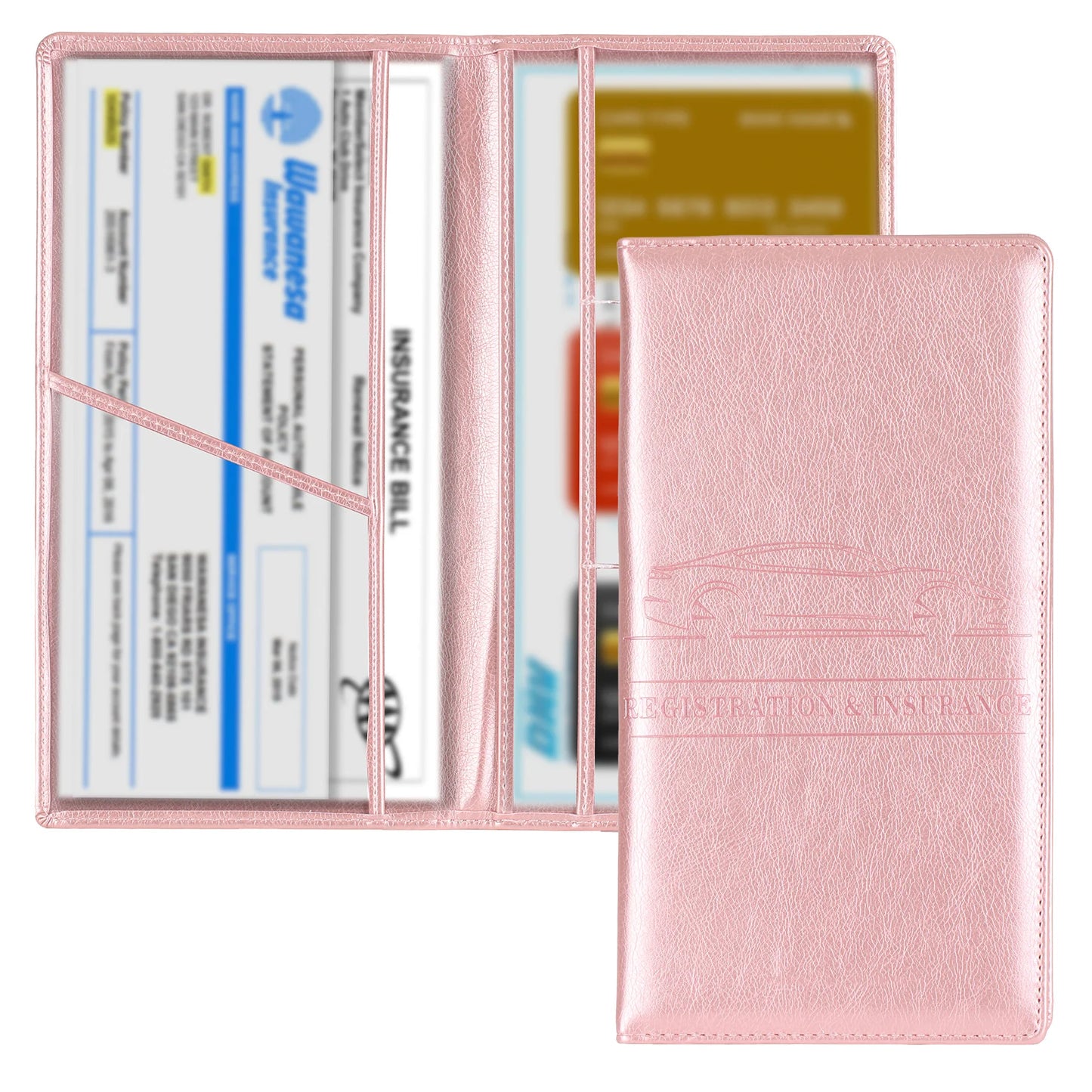 Car Registration & Insurance Holder – Vehicle Glove Box Organizer for Auto & Truck