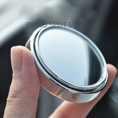 2PCS 360° Adjustable Blind Spot Mirrors — Round Convex Auxiliary Rearview Mirrors, Wide-Angle Car Reverse Safety Mirrors