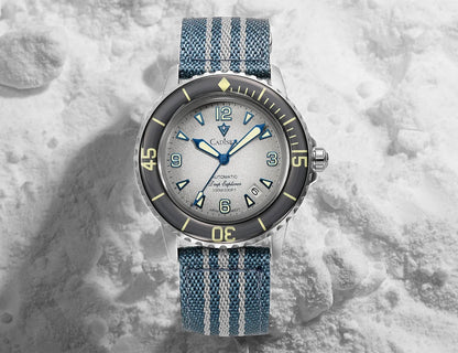 CADISEN Deep Explorer 2025 Automatic Mechanical Men’s Watch – Canvas Strap, NH35 Movement, Luminous & Waterproof Luxury Wristwatch