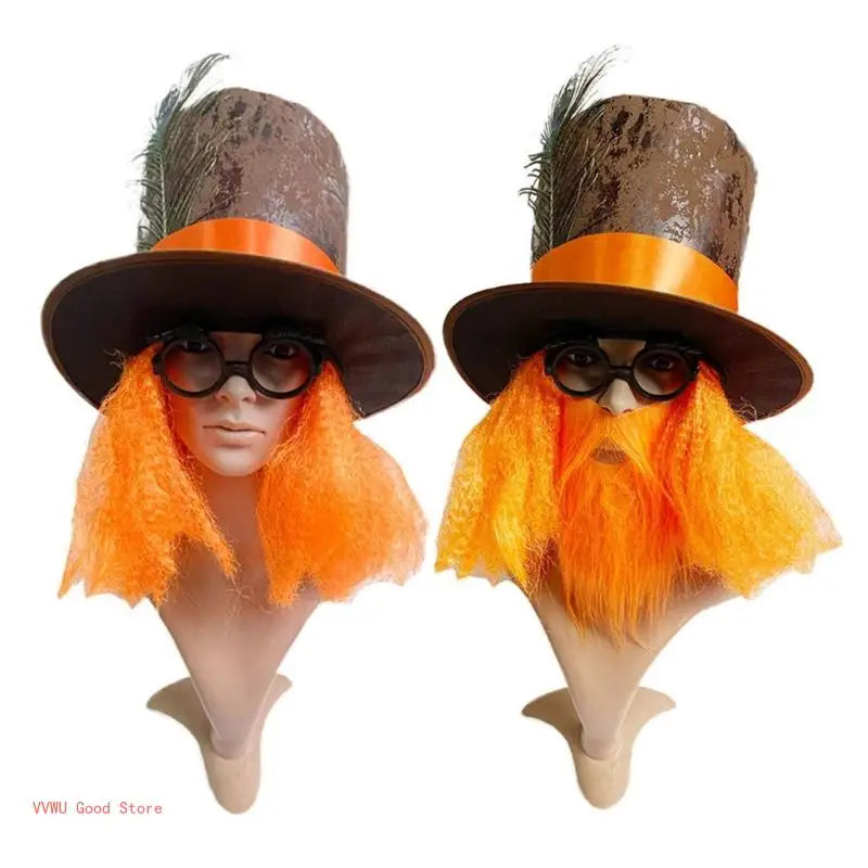 Cosplay Mad Hatter Top Hat – Adult & Teen Costume Hat for Carnival and Party Dress-Up