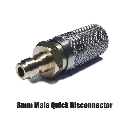 Extended Air HPA Quick Release Adapter Socket – 1/8 BSPP (G1/8) 8mm Male Nipple for Fast Disconnect   2/2