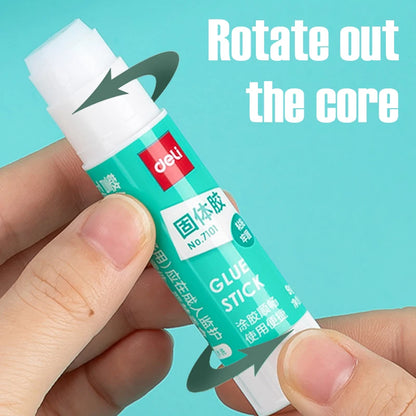 Deli Multicolor Glue Sticks – Non-Toxic Fast Drying Strong Hold Washable Adhesive for Office, School, Home, Crafts & DIY Bulk Pack Best Seller