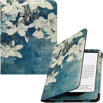 2024 All-New Kindle Paperwhite 12th Gen 7" Case - Signature Edition Cover with Auto Sleep/Wake, Double Hand Strap and Stand