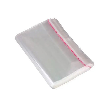 100 Self-Adhesive Transparent Plastic Bags for Jewelry, Candy, Biscuits, Gifts - Sealing Packaging Bags