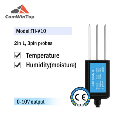 Soil Moisture, Temperature, Humidity, EC, pH & NPK Sensor - 4-20mA, 0-5V, RS485 Modbus for Accurate Soil Measurement